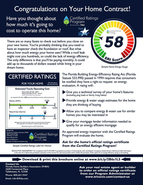 Energy Rating Index (ERI) ANSI/RESNET/ICC 301-2014*